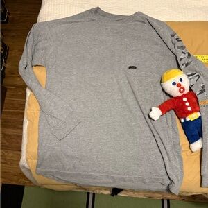 Ariat Rebar Gray Long Sleeve Shirt. Men’s Large